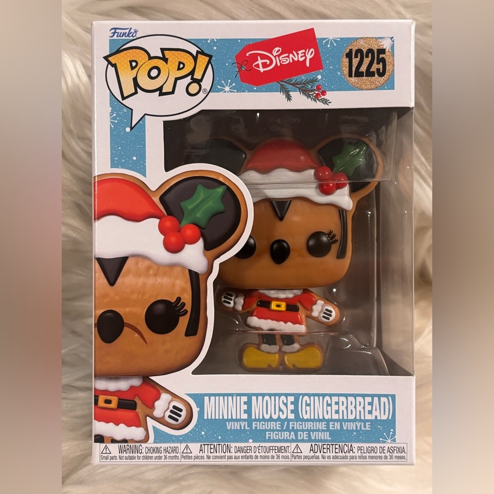 Funko Disney Holiday 2023 POP Minnie Mouse Gingerbread Vinyl Figure 1225 NEW